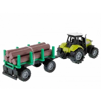 Model Mały Rolnik, Traktor z przyczepą na drewno