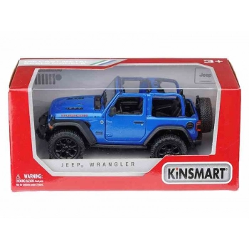 Model 1:34, Kinsmart, 2018 Jeep Wrangler niebieski