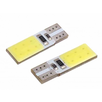 Żarówka VISION W5W (T10) 12V 2x COB LED, CANBUS, biała, 2 szt.