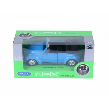 Model 1:34, VW Beetle Cabrio, niebieski(A880VWBCN)