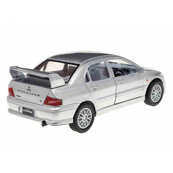 Model 1:36, Mitsubishi Lancer Evolution VII, srebrny (A11760)