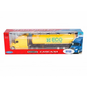 Model 1:64, CASCADIA Freightleiner, cysterna, żółty