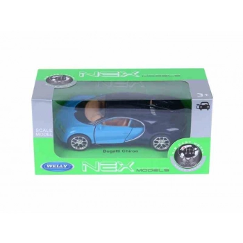 Model 1:34, BUGATTI Chiron, niebiesko-granatowy (A880BCHNG)