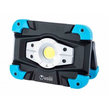 Lampa robocza panelowa 10W COB LED, akumulatorowa, 1000 lm, IK08, IP54 + uchwyt magnetyczny