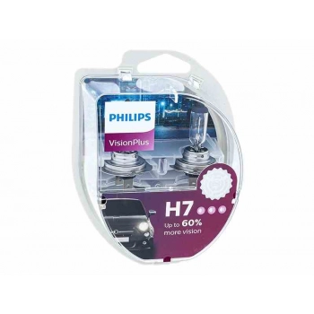 Żarówki PHILIPS H7 12V 55W PX26d VisionPlus +60%