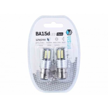 Żarówka VISION P21/5W BAY15d 12/24V 30x 4014 SMD LED, CANBUS, biała, 2 szt.