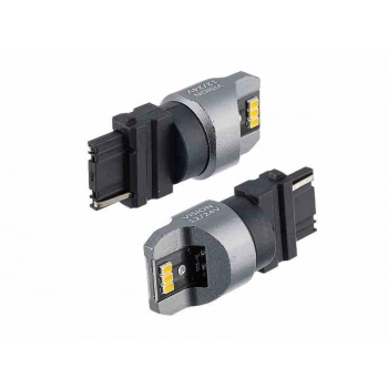Żarówka VISION PY27W (T25) 12/24V 6x 3020 SMD LED, nonpolar, CANBUS, pomarańczowa, 2 szt.
