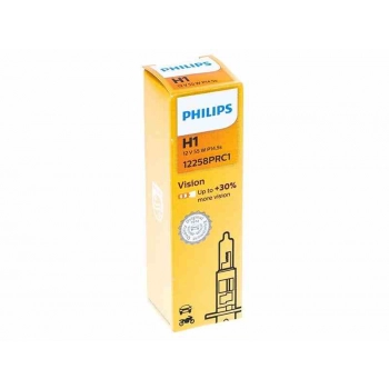 Żarówka PHILIPS H1 12V 55W P14,5s Vision +30%
