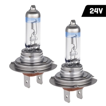 Żarówki VISION crystal white H7 24V 70W PX26d +150%, 2 szt.