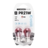 Żarówki VISION PR21W 12V 21W BAW15s, czerwona, blister 2 szt.