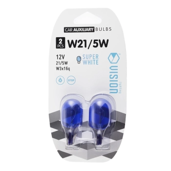 Żarówki VISION W21/5W 12V 21W WX3x16q, super white, blister 2 szt.