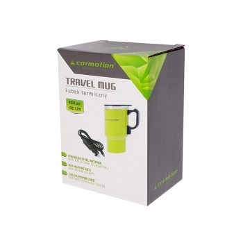 Kubek termiczny podgrzewający 12V, 450 ml