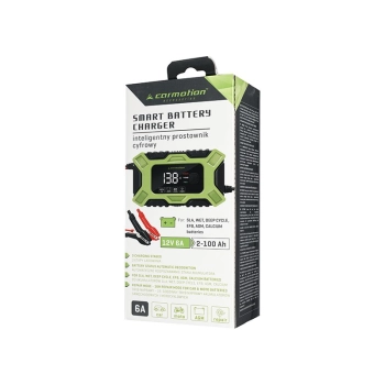 Inteligentny prostownik cyfrowy do akumulatorów 12V 6A, 2-100 Ah