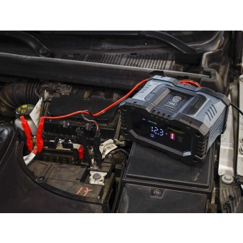 Inteligentny prostownik cyfrowy do akumulatorów 12V 20A 6 - 300 Ah, 24V 10A, 6 - 150 Ah