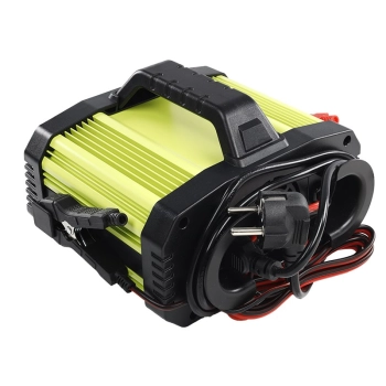 Inteligentny prostownik cyfrowy do akumulatorów 12V 25A 6 - 400 Ah, 24V 15A, 6 - 200 Ah z funkcją wspomagania rozruchu