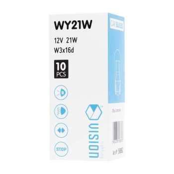 Żarówka VISION WY21W 12V 21W WX3x16d, amber