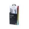 Kabel do ładowania i synchronizacji, 120 cm, w oplocie z mikrofibry, dwustronne kątowe USB > USB-C, navy