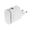 WAYME Ładowarka sieciowa 25W USB-C PD + QC3.0 z dotykową lampką LED + adaptery - wtyczki do gniazd EU, UK i USA
