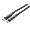 WAYME Kabel do ładowania i synchronizacji, w oplocie z mikrofibry, 100 cm, USB-C > USB-C PD, max 240W