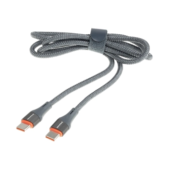 WAYME Kabel do ładowania i synchronizacji, w oplocie z mikrofibry, 100 cm, USB-C > USB-C PD, max 65W