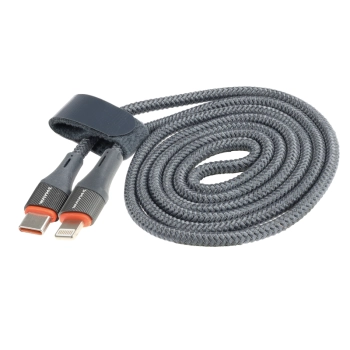 WAYME Kabel do ładowania i synchronizacji, w oplocie z mikrofibry, 100 cm, USB-C > Lightning, max 30W