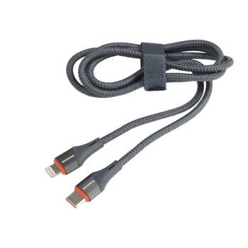 WAYME Kabel do ładowania i synchronizacji, w oplocie z mikrofibry, 100 cm, USB-C > Lightning, max 30W