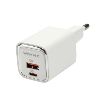 WAYME Ładowarka sieciowa 30W USB-C PD + QC3.0