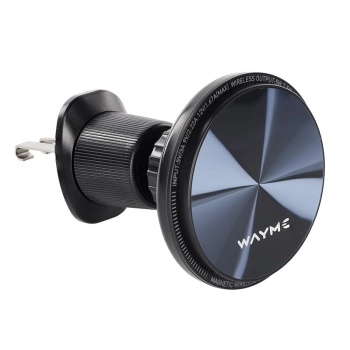 WAYME Uchwyt magnetyczny na wlot powietrza z ładowarką indukcyjną 15W + kabel USB > USB-C 100 cm