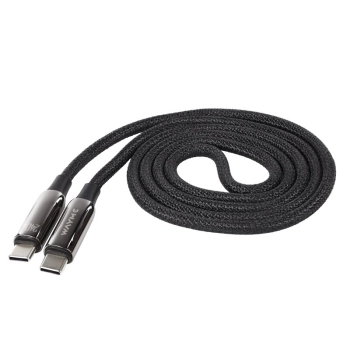 WAYME Kabel do ładowania i synchronizacji, w oplocie z mikrofibry, 100 cm, USB-C > USB-C PD, max 240W