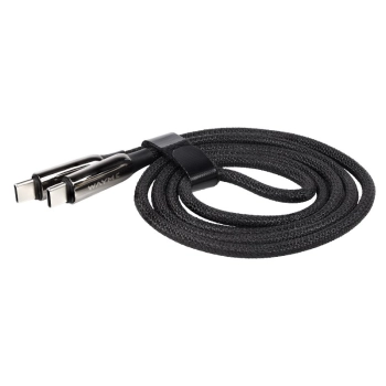 WAYME Kabel do ładowania i synchronizacji, w oplocie z mikrofibry, 100 cm, USB-C > USB-C PD, max 240W