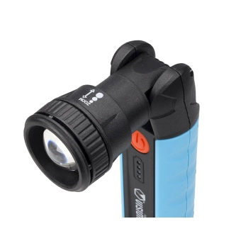 Lampa warsztatowa obrotowa, 10W SMD Super Bright 900 lm, akumulatorowa