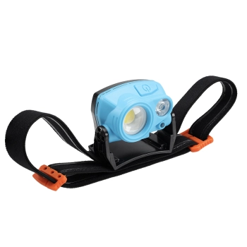 Lampa czołowa 3W COB LED 400 lm + 2W SMDLED 200 lm, akumulatorowa