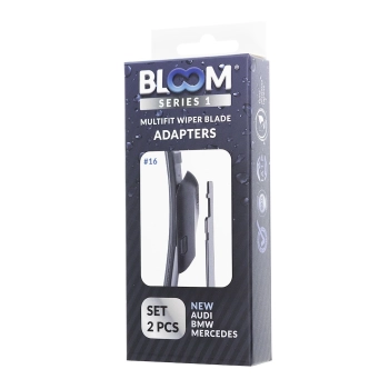 Adaptery #16 do piór wycieraczek bezszkieletowych BLOOM M10, 2 szt.