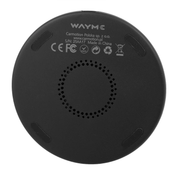 WAYME Ładowarka bezprzewodowa 15W z gniazdem USB-C + kabel zasilający