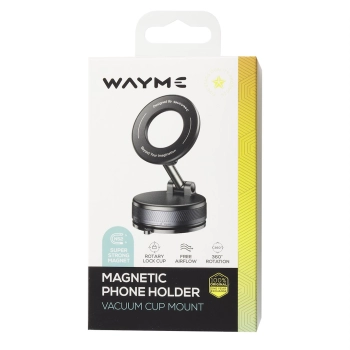 WAYME Uchwyt magnetyczny MagSafe na telefon, z przyssawką