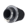 Filtr powietrza stożkowy 74x62x51 mm, czarny/carbon