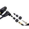 Mini pompka ręczna 310 mm z wężykiem i uchwytem rowerowym, max 8 BAR / 120 PSI
