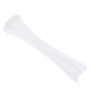 Opaski kablowe nylonowe 300x3,6 mm, białe, 100 szt.
