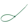 Opaski kablowe nylonowe 300x3,6 mm, zielone, 100 szt.