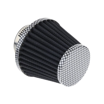 Filtr powietrza stożkowy 74x62x51 mm, czarny/carbon