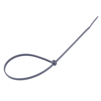 Opaski kablowe nylonowe 300x3,6 mm, srebrne, 100 szt.