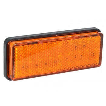 Lampa obrysowa 27 LED, 12/24V, pomarańczowa