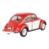 Model 1:24, 1967 VW Classical Beetle, czerwono biały