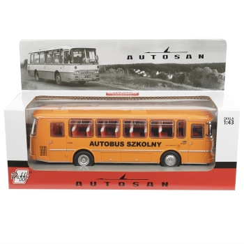 Model 1:43 Autobus szkolny AUTOSAN, pomarańczowy
