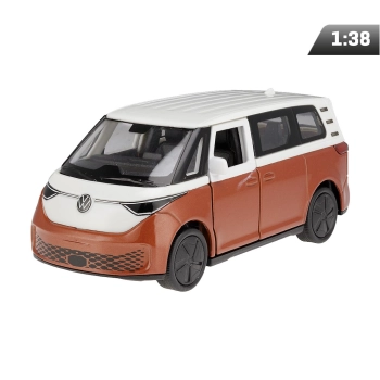 Model 1:34, VW ID BUZZ, biało - czerwony