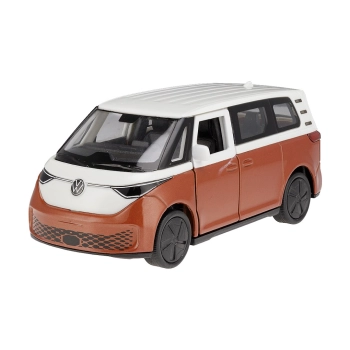 Model 1:34, VW ID BUZZ, biało - czerwony