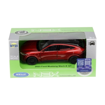 Model 1:34, Ford Mustang mach-E CT 2023, czerwony