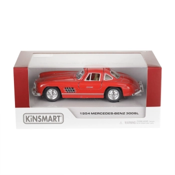 Model 1:36, 1954 Mercedes-Benz 300SL, czerwony