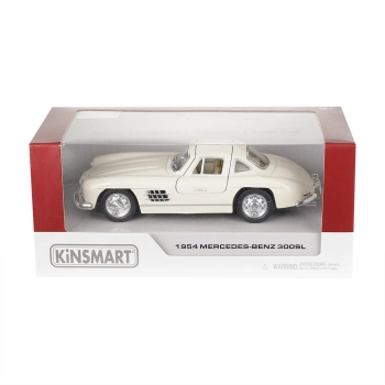 Model 1:36, 1954 Mercedes-Benz 300SL, kremowy