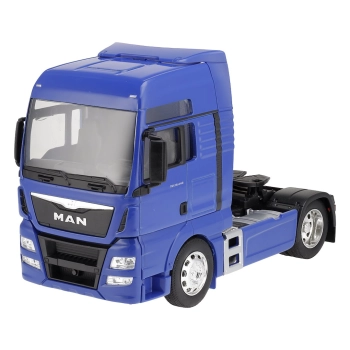 Model 1:32, MAN TGX XXL, ciągnik dwuosiowy, niebieski